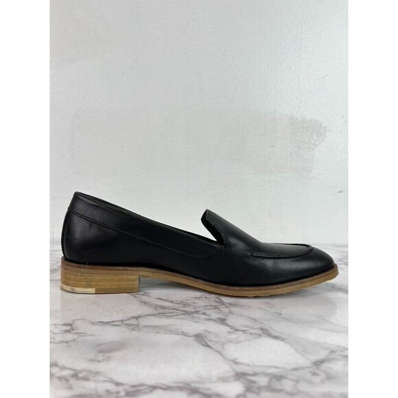 Everlane Women's Black The Modern Leather Loafers Sz 5 - Picture 8 of 11